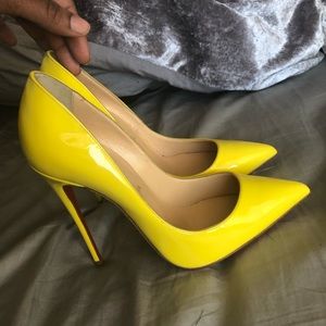 Christian Louboutin so Kate Yellow